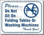 Laundry sign