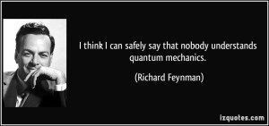 Feynman quote